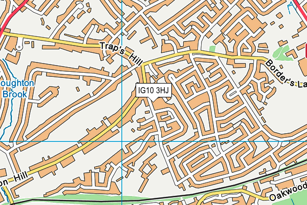 IG10 3HJ map - OS VectorMap District (Ordnance Survey) IG10 3HJ map - OS VectorMap District (Ordnance Survey)