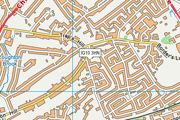 IG10 3HN map - OS VectorMap District (Ordnance Survey) IG10 3HN map - OS VectorMap District (Ordnance Survey)
