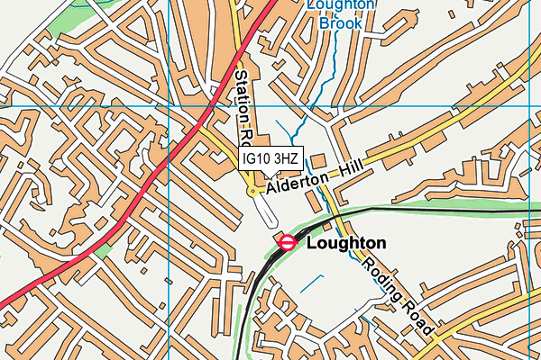 IG10 3HZ map - OS VectorMap District (Ordnance Survey) IG10 3HZ map - OS VectorMap District (Ordnance Survey)