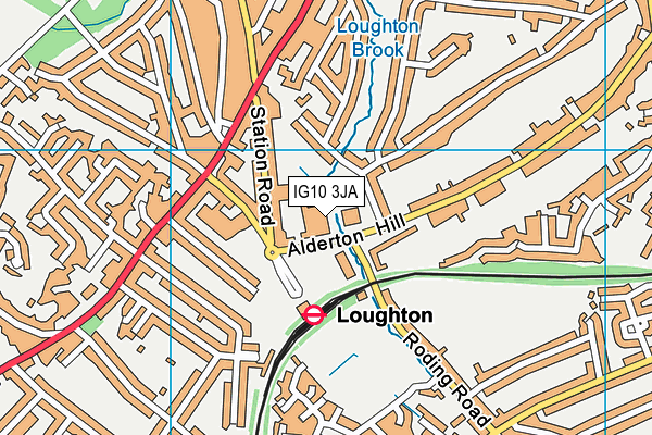 IG10 3JA map - OS VectorMap District (Ordnance Survey) IG10 3JA map - OS VectorMap District (Ordnance Survey)