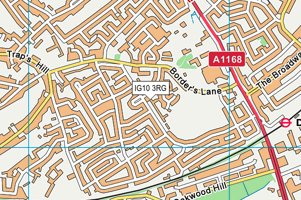 IG10 3RG map - OS VectorMap District (Ordnance Survey) IG10 3RG map - OS VectorMap District (Ordnance Survey)