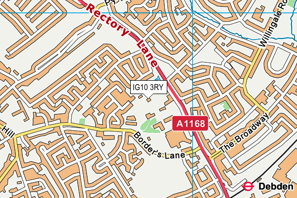 IG10 3RY map - OS VectorMap District (Ordnance Survey) IG10 3RY map - OS VectorMap District (Ordnance Survey)