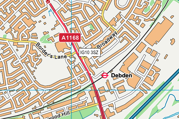 IG10 3SZ map - OS VectorMap District (Ordnance Survey) IG10 3SZ map - OS VectorMap District (Ordnance Survey)