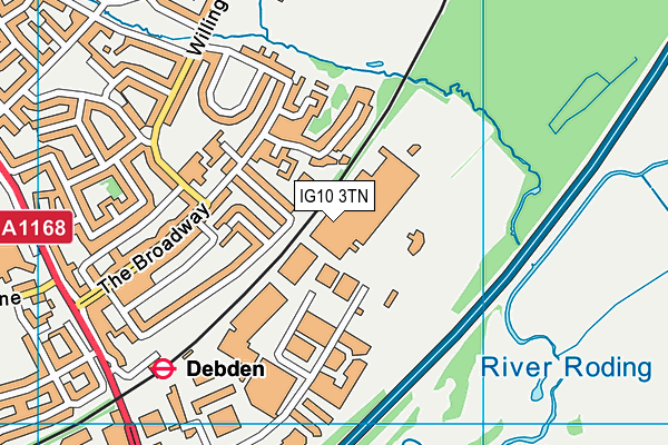IG10 3TN map - OS VectorMap District (Ordnance Survey) IG10 3TN map - OS VectorMap District (Ordnance Survey)