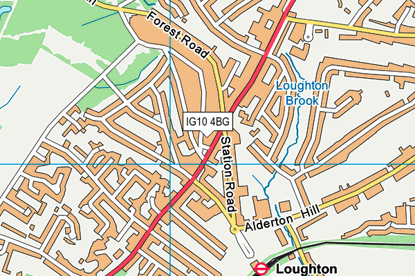 IG10 4BG map - OS VectorMap District (Ordnance Survey) IG10 4BG map - OS VectorMap District (Ordnance Survey)