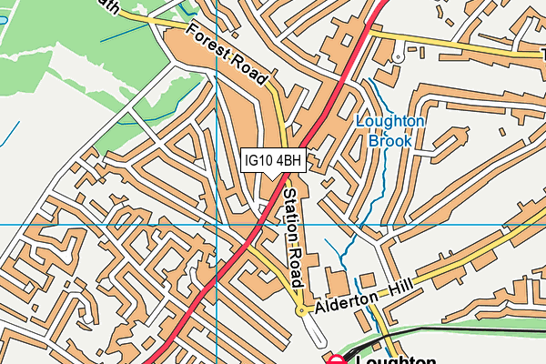 IG10 4BH map - OS VectorMap District (Ordnance Survey) IG10 4BH map - OS VectorMap District (Ordnance Survey)
