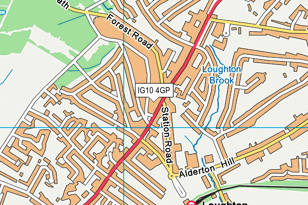 IG10 4GP map - OS VectorMap District (Ordnance Survey) IG10 4GP map - OS VectorMap District (Ordnance Survey)