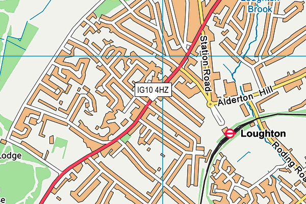 IG10 4HZ map - OS VectorMap District (Ordnance Survey) IG10 4HZ map - OS VectorMap District (Ordnance Survey)