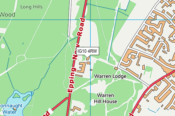 IG10 4RW map - OS VectorMap District (Ordnance Survey) IG10 4RW map - OS VectorMap District (Ordnance Survey)