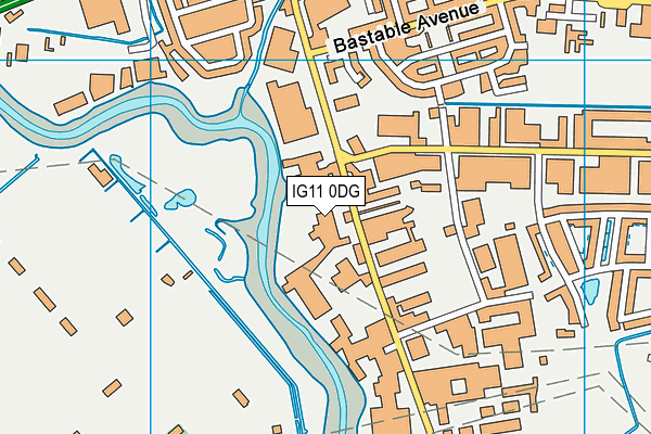 IG11 0DG map - OS VectorMap District (Ordnance Survey) IG11 0DG map - OS VectorMap District (Ordnance Survey)