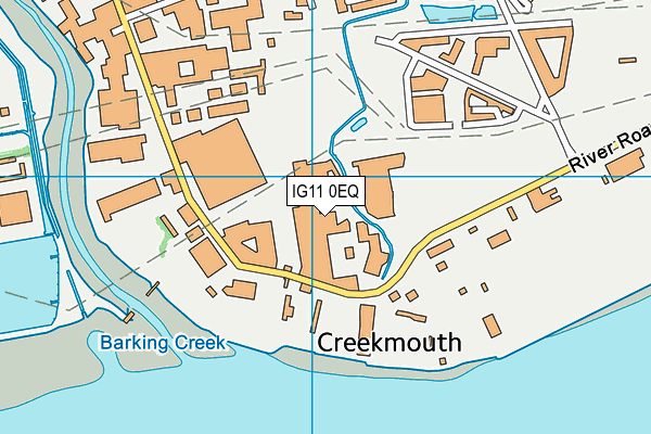 IG11 0EQ map - OS VectorMap District (Ordnance Survey) IG11 0EQ map - OS VectorMap District (Ordnance Survey)