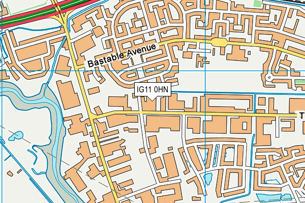 IG11 0HN map - OS VectorMap District (Ordnance Survey) IG11 0HN map - OS VectorMap District (Ordnance Survey)