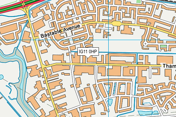 IG11 0HP map - OS VectorMap District (Ordnance Survey) IG11 0HP map - OS VectorMap District (Ordnance Survey)