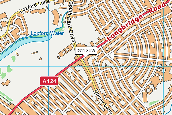 IG11 8UW map - OS VectorMap District (Ordnance Survey) IG11 8UW map - OS VectorMap District (Ordnance Survey)