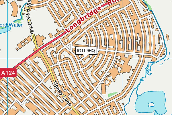 IG11 9HQ map - OS VectorMap District (Ordnance Survey) IG11 9HQ map - OS VectorMap District (Ordnance Survey)