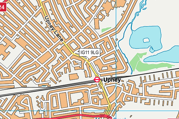 IG11 9LG map - OS VectorMap District (Ordnance Survey) IG11 9LG map - OS VectorMap District (Ordnance Survey)