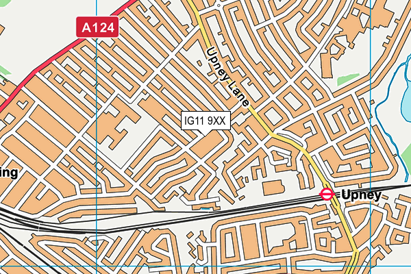 IG11 9XX map - OS VectorMap District (Ordnance Survey) IG11 9XX map - OS VectorMap District (Ordnance Survey)