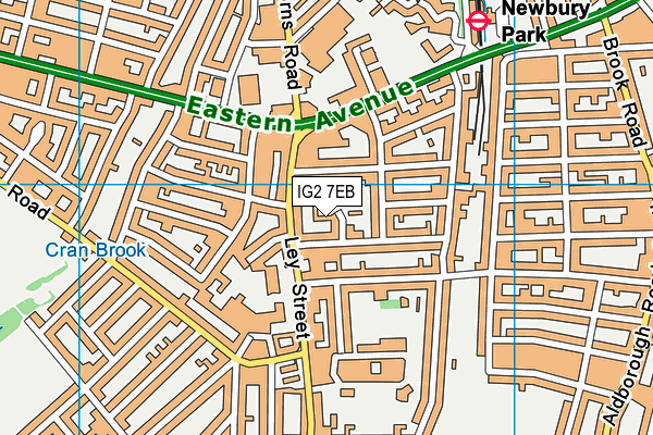 IG2 7EB map - OS VectorMap District (Ordnance Survey) IG2 7EB map - OS VectorMap District (Ordnance Survey)