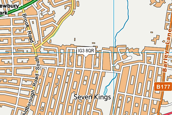 IG3 8QR map - OS VectorMap District (Ordnance Survey) IG3 8QR map - OS VectorMap District (Ordnance Survey)