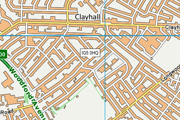 IG5 0HQ map - OS VectorMap District (Ordnance Survey) IG5 0HQ map - OS VectorMap District (Ordnance Survey)