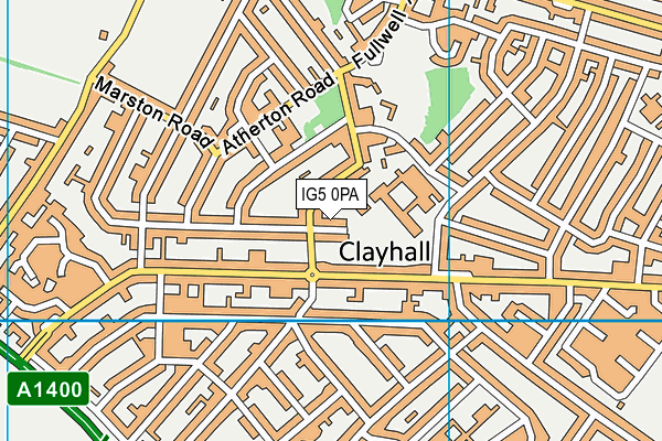 IG5 0PA map - OS VectorMap District (Ordnance Survey) IG5 0PA map - OS VectorMap District (Ordnance Survey)