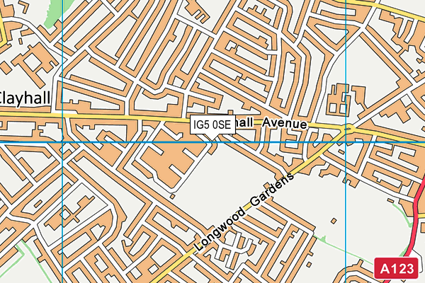 IG5 0SE map - OS VectorMap District (Ordnance Survey) IG5 0SE map - OS VectorMap District (Ordnance Survey)
