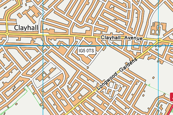 IG5 0TS map - OS VectorMap District (Ordnance Survey) IG5 0TS map - OS VectorMap District (Ordnance Survey)