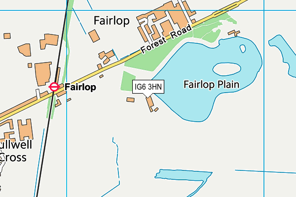 IG6 3HN map - OS VectorMap District (Ordnance Survey) IG6 3HN map - OS VectorMap District (Ordnance Survey)