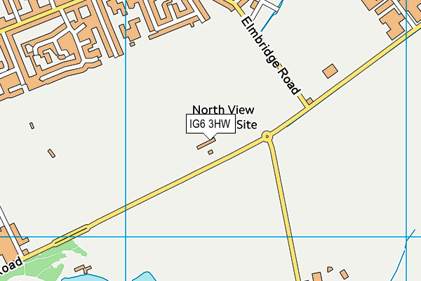 IG6 3HW map - OS VectorMap District (Ordnance Survey) IG6 3HW map - OS VectorMap District (Ordnance Survey)