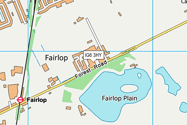 IG6 3HY map - OS VectorMap District (Ordnance Survey) IG6 3HY map - OS VectorMap District (Ordnance Survey)