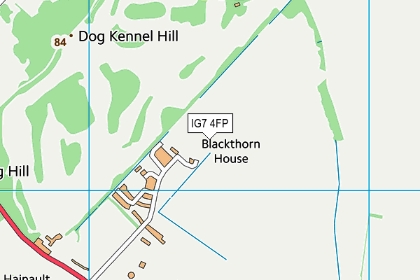 IG7 4FP map - OS VectorMap District (Ordnance Survey) IG7 4FP map - OS VectorMap District (Ordnance Survey)