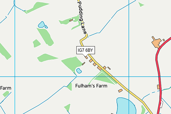 IG7 6BY map - OS VectorMap District (Ordnance Survey) IG7 6BY map - OS VectorMap District (Ordnance Survey)