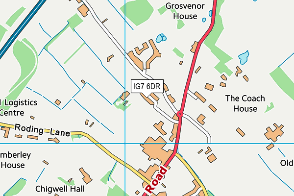 IG7 6DR map - OS VectorMap District (Ordnance Survey) IG7 6DR map - OS VectorMap District (Ordnance Survey)