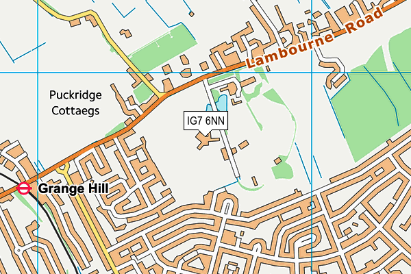 IG7 6NN map - OS VectorMap District (Ordnance Survey) IG7 6NN map - OS VectorMap District (Ordnance Survey)