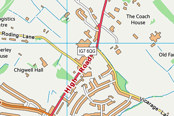 IG7 6QG map - OS VectorMap District (Ordnance Survey) IG7 6QG map - OS VectorMap District (Ordnance Survey)