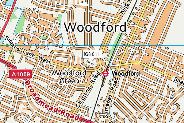 IG8 0HH map - OS VectorMap District (Ordnance Survey) IG8 0HH map - OS VectorMap District (Ordnance Survey)
