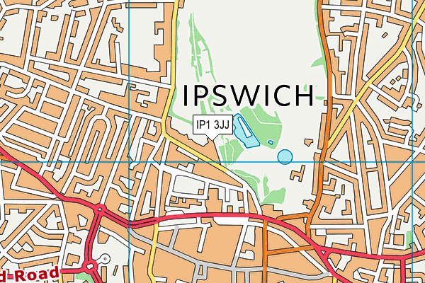 IP1 3JJ map - OS VectorMap District (Ordnance Survey) IP1 3JJ map - OS VectorMap District (Ordnance Survey)