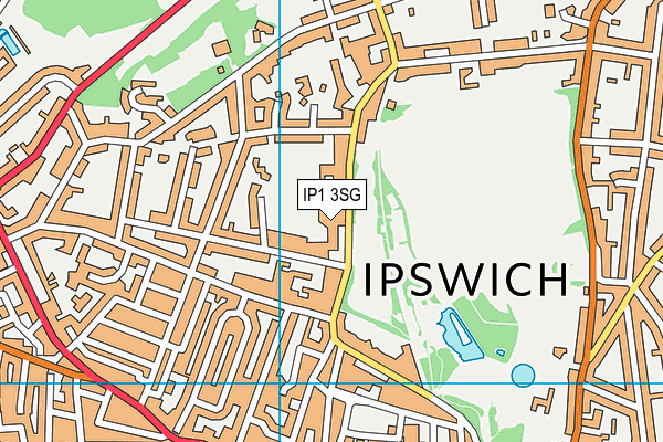 IP1 3SG map - OS VectorMap District (Ordnance Survey) IP1 3SG map - OS VectorMap District (Ordnance Survey)