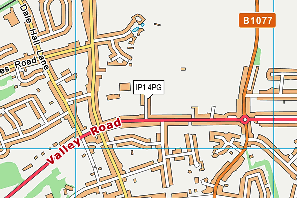 IP1 4PG map - OS VectorMap District (Ordnance Survey) IP1 4PG map - OS VectorMap District (Ordnance Survey)