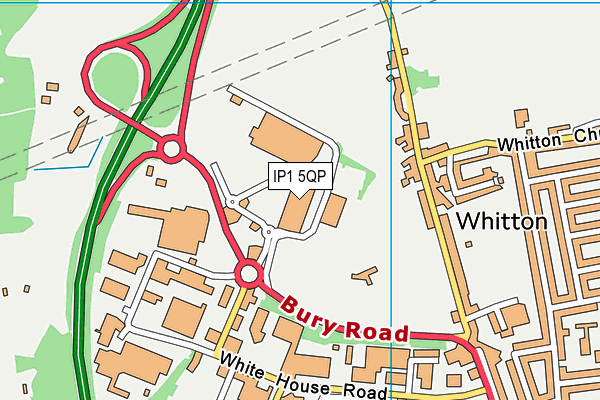 IP1 5QP map - OS VectorMap District (Ordnance Survey) IP1 5QP map - OS VectorMap District (Ordnance Survey)