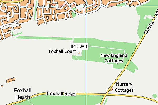 IP10 0AH map - OS VectorMap District (Ordnance Survey) IP10 0AH map - OS VectorMap District (Ordnance Survey)