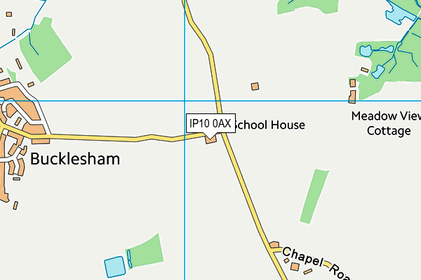 IP10 0AX map - OS VectorMap District (Ordnance Survey) IP10 0AX map - OS VectorMap District (Ordnance Survey)