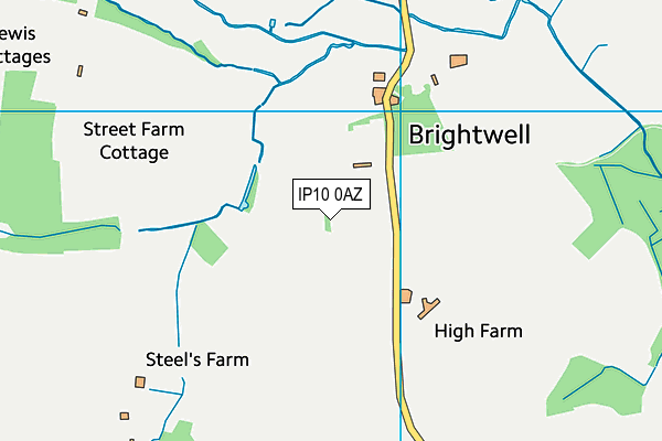 IP10 0AZ map - OS VectorMap District (Ordnance Survey) IP10 0AZ map - OS VectorMap District (Ordnance Survey)