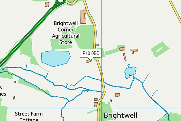 IP10 0BD map - OS VectorMap District (Ordnance Survey) IP10 0BD map - OS VectorMap District (Ordnance Survey)