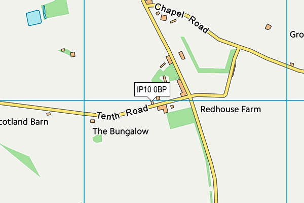 IP10 0BP map - OS VectorMap District (Ordnance Survey) IP10 0BP map - OS VectorMap District (Ordnance Survey)