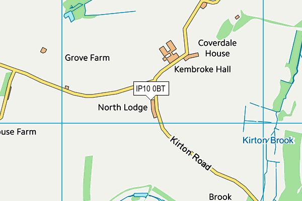 IP10 0BT map - OS VectorMap District (Ordnance Survey) IP10 0BT map - OS VectorMap District (Ordnance Survey)