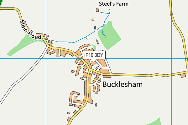 IP10 0DY map - OS VectorMap District (Ordnance Survey)