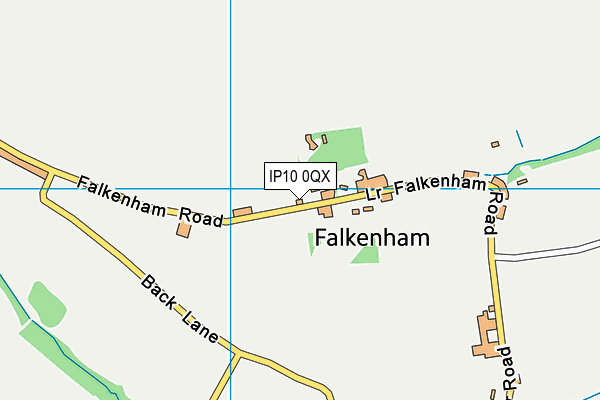 IP10 0QX map - OS VectorMap District (Ordnance Survey) IP10 0QX map - OS VectorMap District (Ordnance Survey)