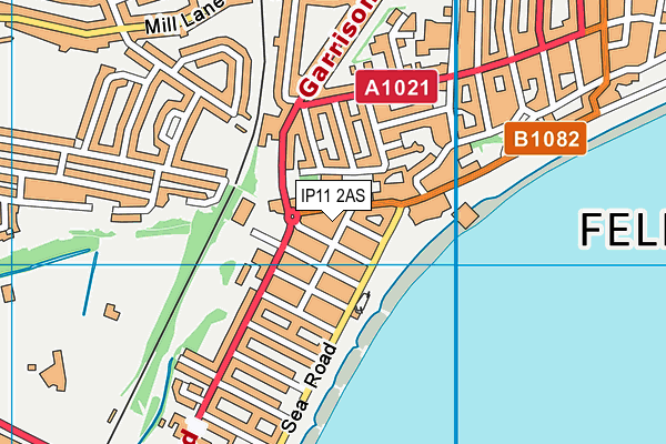 IP11 2AS map - OS VectorMap District (Ordnance Survey) IP11 2AS map - OS VectorMap District (Ordnance Survey)