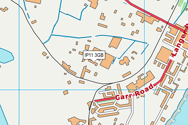 IP11 3GB map - OS VectorMap District (Ordnance Survey) IP11 3GB map - OS VectorMap District (Ordnance Survey)